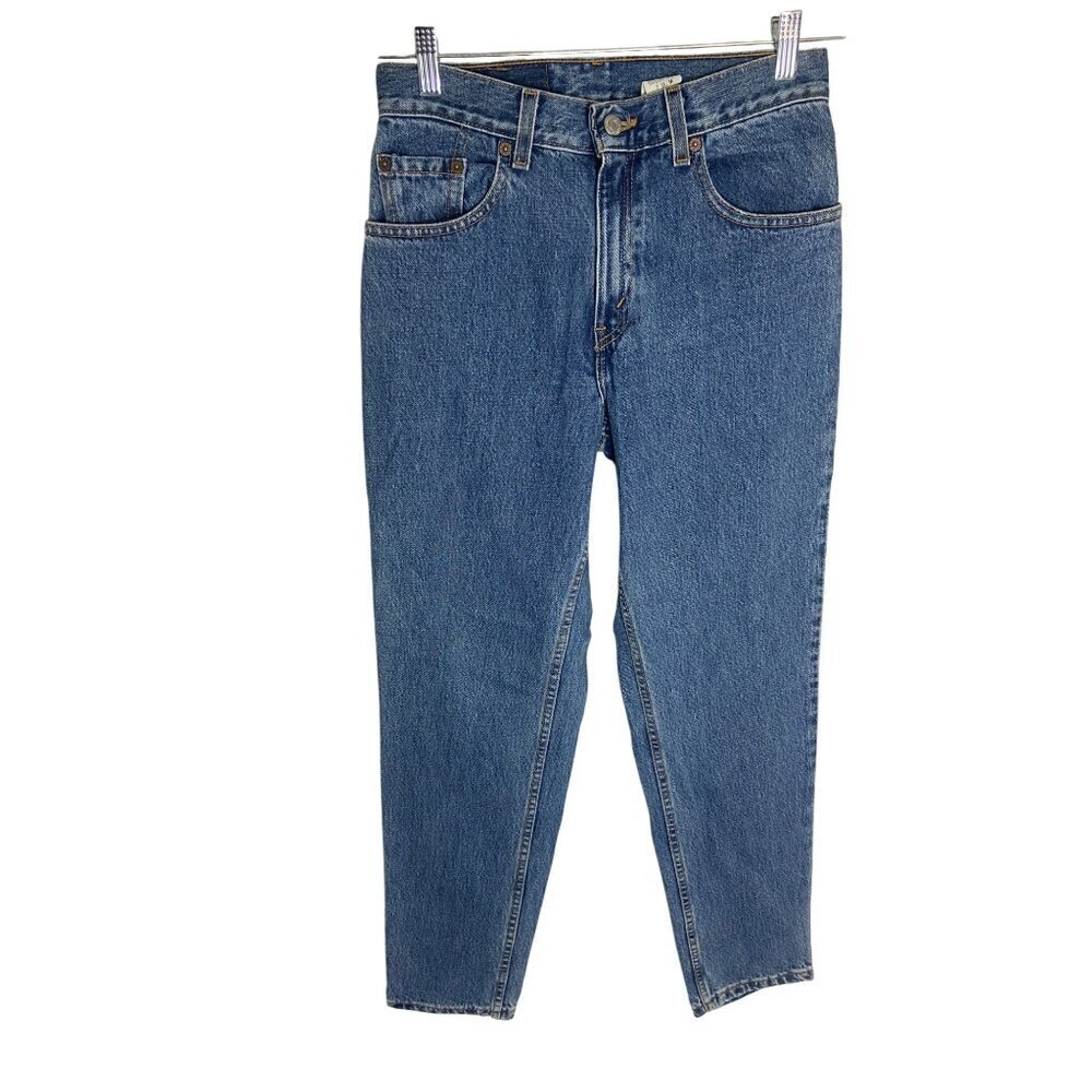 NWT Dead-Stock Y2K Vintage Levi's 550 Jeans 28” Waist Tapered Leg 100% Cotton-sz